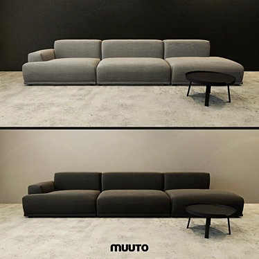 Muuto CONNECT - 3-SEATER Sofa 3D model image 1 