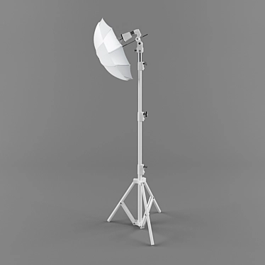 Soft Light Photography Umbrella 3D model image 1 