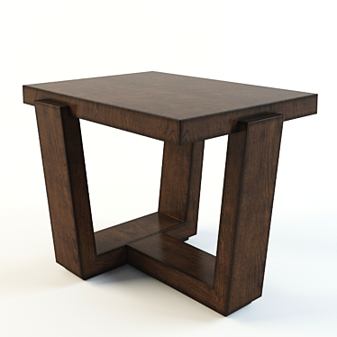 Elegant Lexington Esplanade Side Table 3D model image 1 