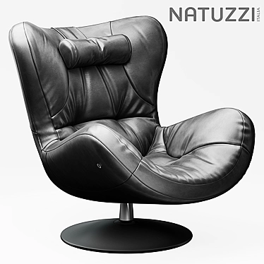 Natuzzi Sound: Ultimate Armchair Comfort 3D model image 1 