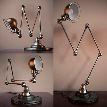 Versatile Jielde Lamp: Adjustable Attitude 3D model image 1 