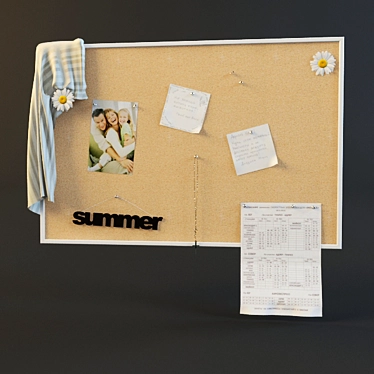 Vaggis Ikea - Functional 580x390mm Board 3D model image 1 