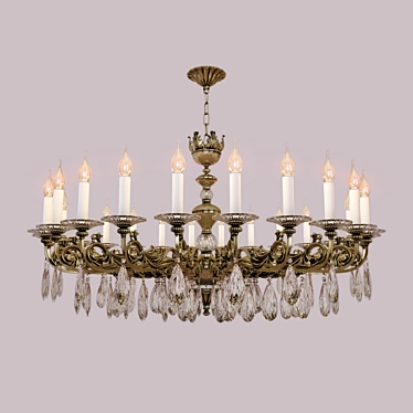 Riperlamp Chatean 327 C Chandelier 3D model image 1 