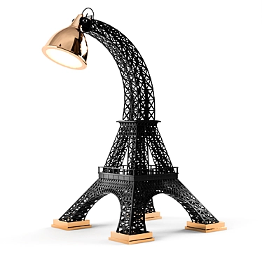 Eiffel Tower Desk Lamp 3D model image 1 