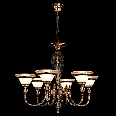 CHIARO Paula Classic Chandelier 3D model image 1 