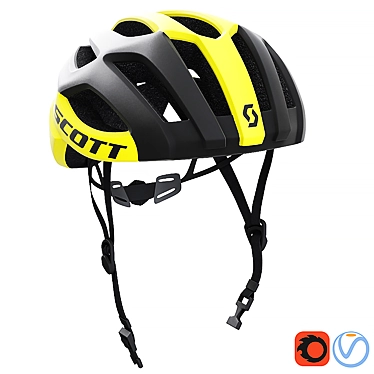 Ultimate Protection: Scott Arx Helmet 3D model image 1 