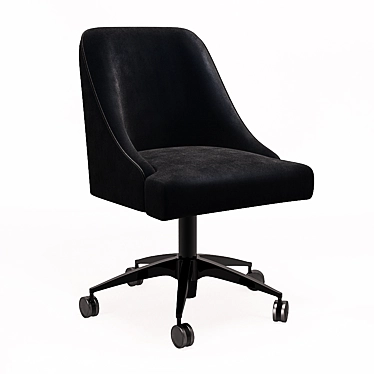 Dom Edizioni Office Armchair, VICKY SU RUOTE 3D model image 1 