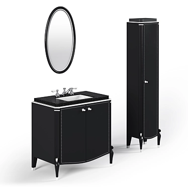 Ruhlmann Mirror Nightstand Wardrobe - MIRO MOBILI 3D model image 1 