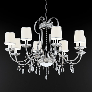 Masiero Classica Emme Pi Light 5100/8 + 2 | Modern Crystal Chandelier 3D model image 1 