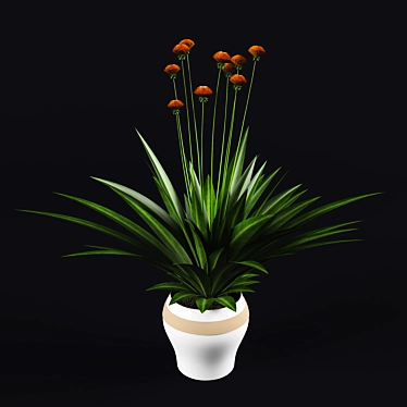 Elegant Green Oasis: PLANT 01 3D model image 1 