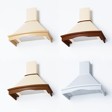ELEYUS TEMPO 90 - Modern 90 cm Range Hood 3D model image 1 