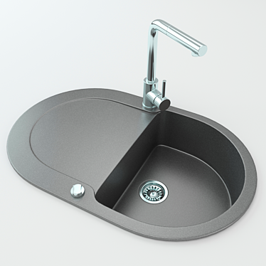 Versatile Kitchen Sink 3D model image 1 
