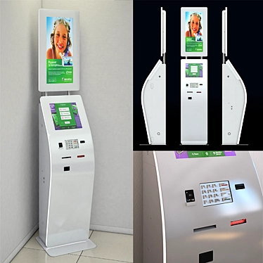 MegaFon Payment Terminal 3D model image 1 