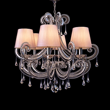 Elegant Monmartre Chandelier - WL61583-6CH 3D model image 1 