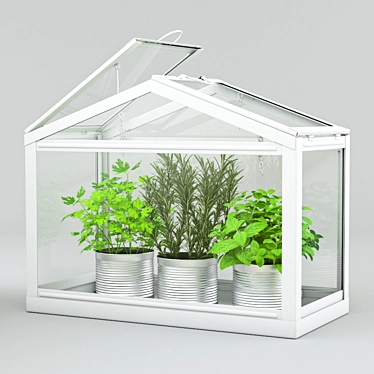 Sustainable Greenhouse: IKEA Sokker 3D model image 1 