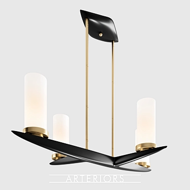 Warren Chandelier: Stylish Illumination for Every Space 3D model image 1 