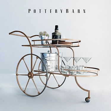 KEN FULK ADMIRAL BAR CART Pottery Barn