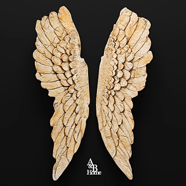 Elegant Thelma Wing Wall Art 3D model image 1 