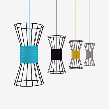 Seattle Modern Pendant Lights 3D model image 1 