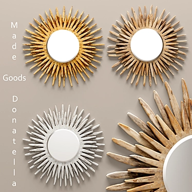 Elegant Mirror Ensemble 3D model image 1 