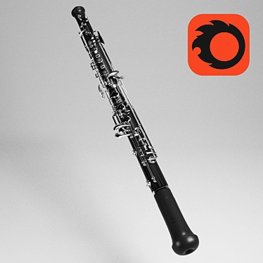 Yamaha Oboe: Precision and Quality 3D model image 1 