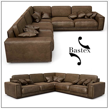 BASTEX MARCEL 3130-3130: Sleek Modular Sofa 3D model image 1 