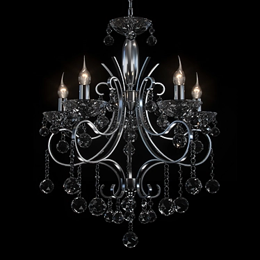 Elegant Fuji Chandelier 3D model image 1 