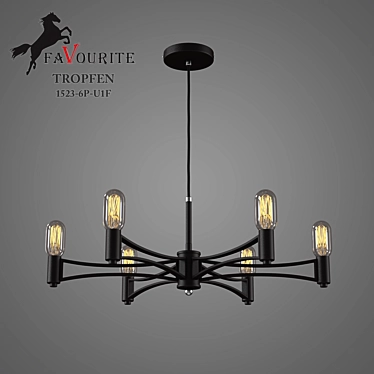 Chandelier Favorite Tropfen 1523-6P-U1F