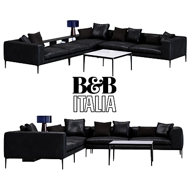 Luxurious BoConcept Carlton Sofa - Premium Design 3D model image 1 