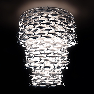 Ethereal Shoal Chandelier 3D model image 1 
