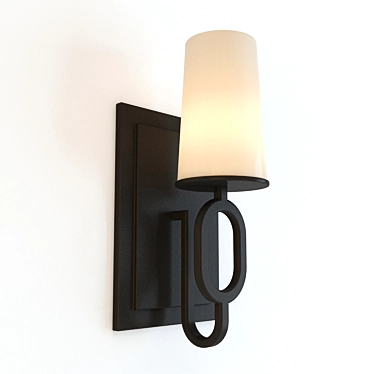 Feiss Huntley Wall Light, Oil Rubbed Bronze 3D model image 1 