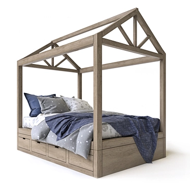 Cole framed house bed