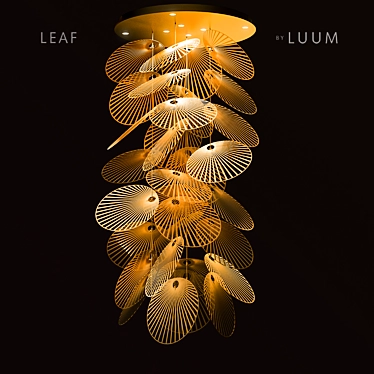 Interlinked Mechanisms Leaf 3D model image 1 