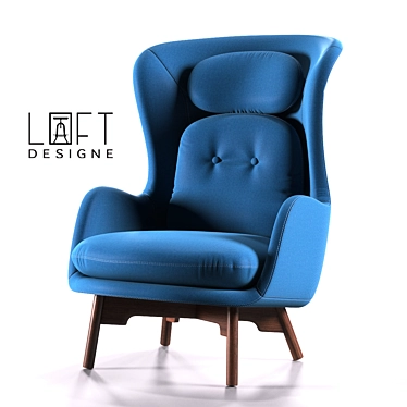 Designer Loft Model 3506: Sleek and Chic 3D model image 1 