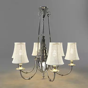 Garda Decor Chandelier - Elegant Ceiling Light 3D model image 1 