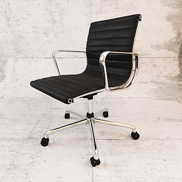 ErgoLeather Office Chair 3D model image 1 