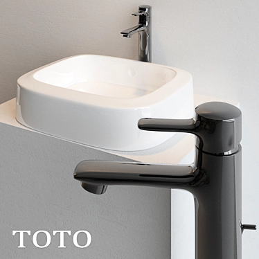 Washbasin TOTO (corona + vray)