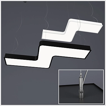 Bosma FION: Functional LED Pendant 3D model image 1 