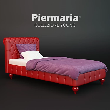 Modern Piermaria Young Bed 3D model image 1 