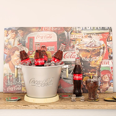 Classic Coca-Cola Set 3D model image 1 