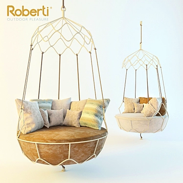 Roberti Gravity: Outdoor Suspended Chair 3D model image 1 