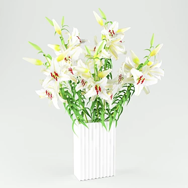 White lilies