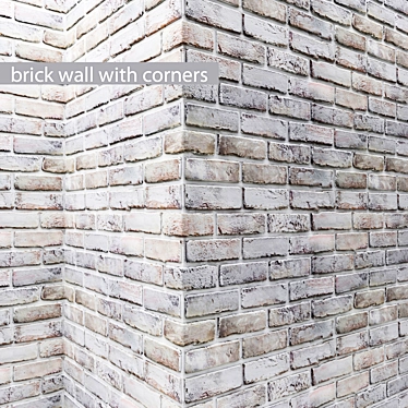 Corners of Strength: Brick Wall 3D model image 1 