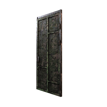 Rusty Iron Door 3D model image 1 