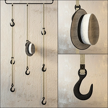 Versatile Hanging Grapple: Simplify Your Storage 3D model image 1 