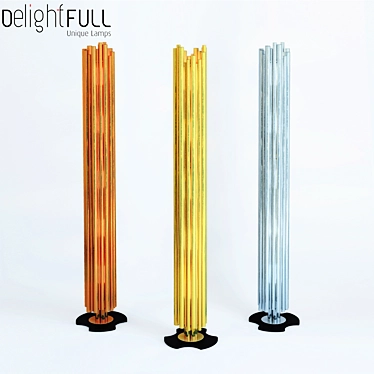 Brubeck Floor Lamp: Elegant and Modern 3D model image 1 
