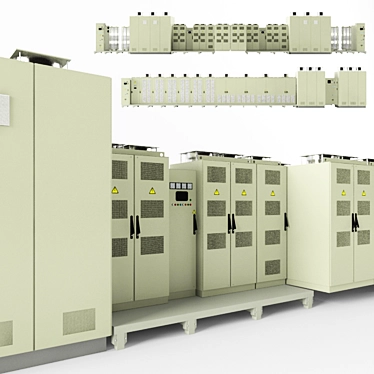 KRU Line 2: Complete Distribution Cabinets 3D model image 1 