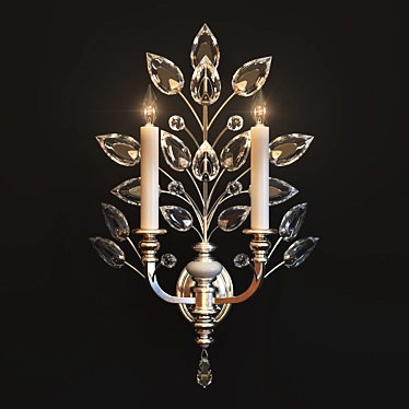 Crystal Laurel Fine Art Lamps 3D model image 1 