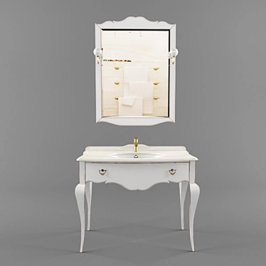 Versailles Bathroom Vanity Set 3D model image 1 