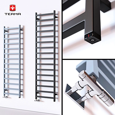 Terma Simple One: Efficient Towel Warmer 3D model image 1 